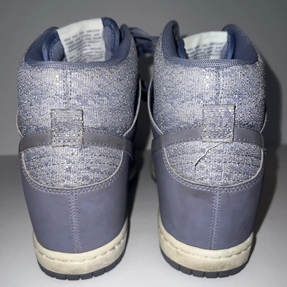 Nike Women's High-Top Wedge Athletic Shoes in Slate Gray